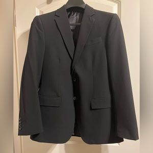 JF J Ferrar Black Slim Fit Dress Suit Jacket Men's Size 38R NWOT